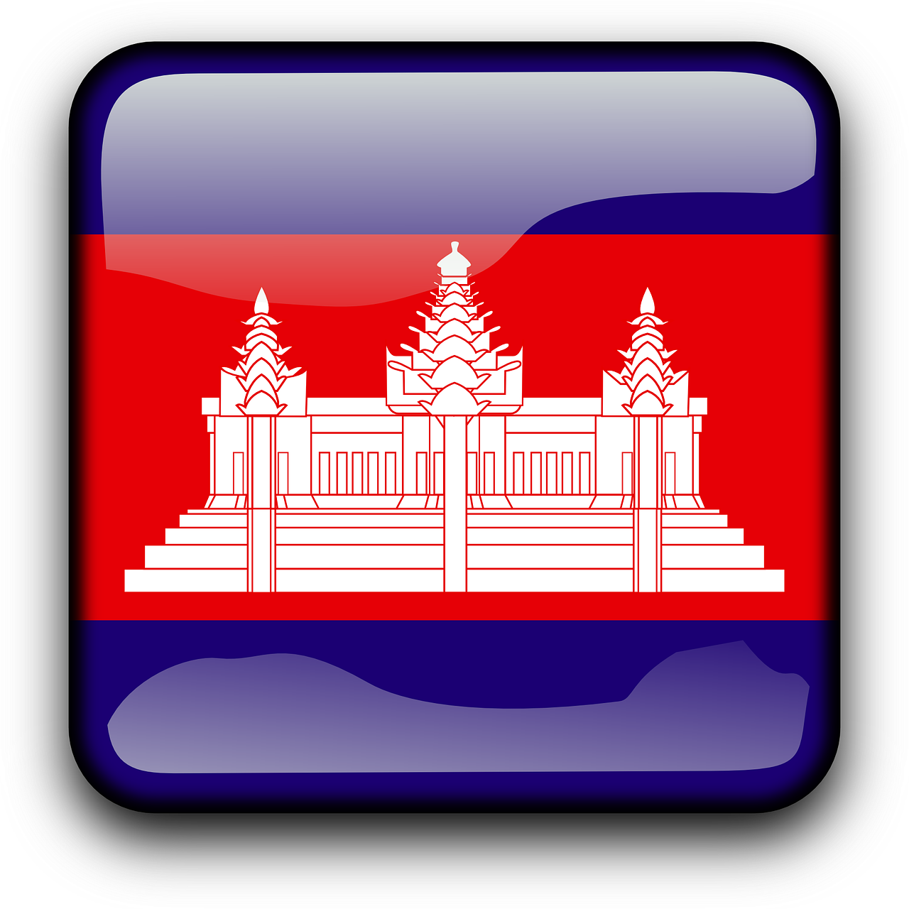Cambodia Flag PNG Picture