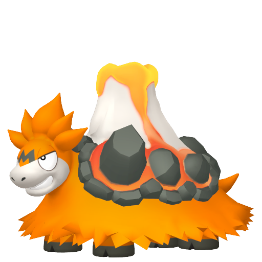 Camerupt Pokemon PNG Isolated Image