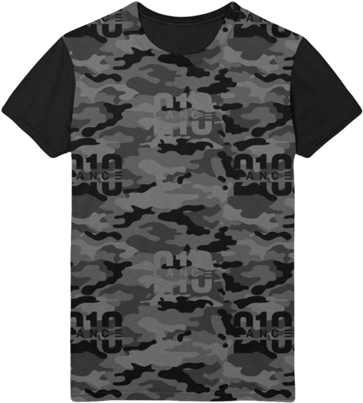 Camouflage T-Shirt PNG Isolated Photos
