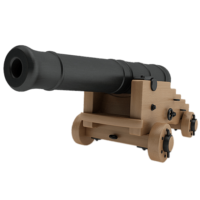 Cannon PNG Isolated Clipart