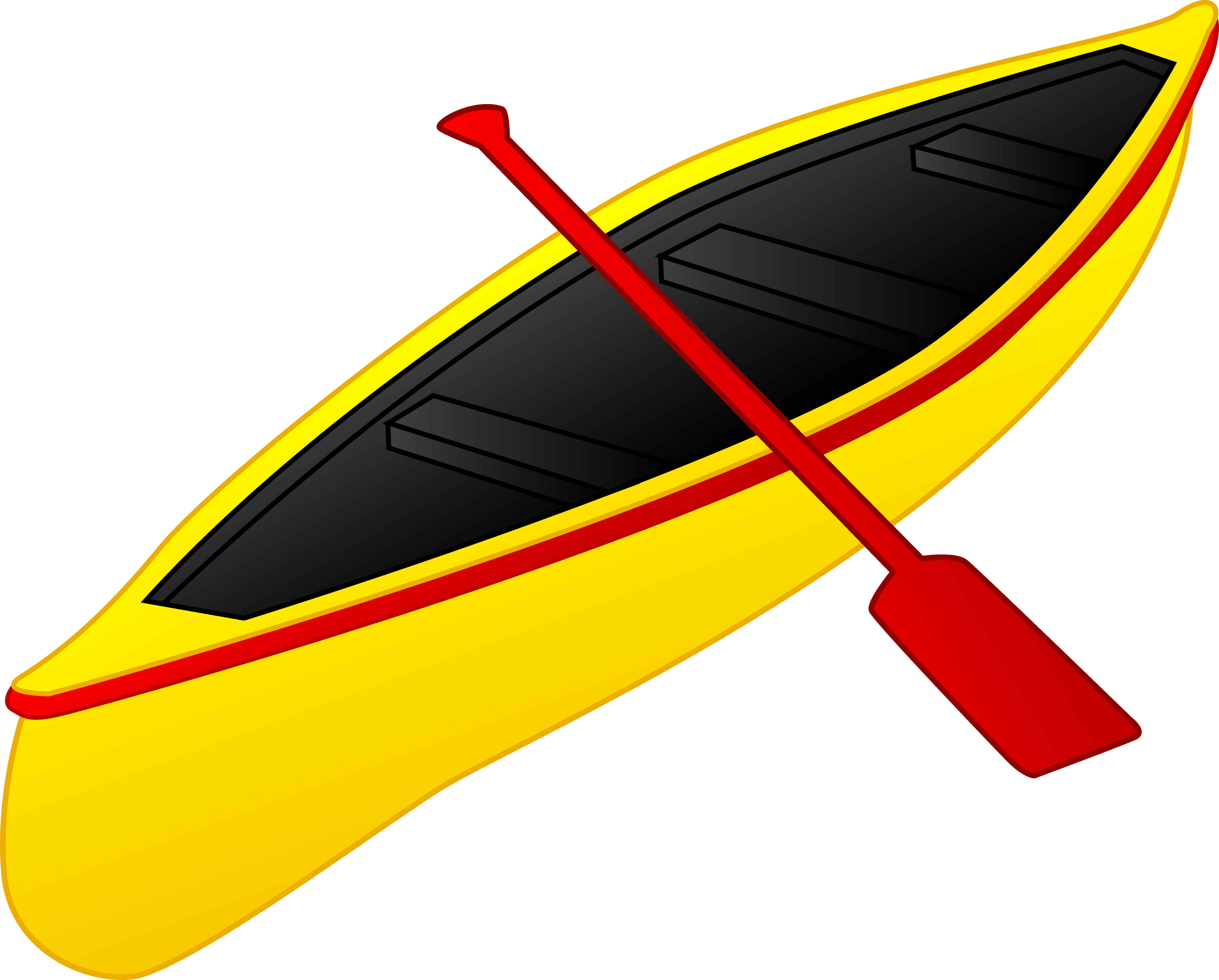 Canoe PNG Isolated Clipart
