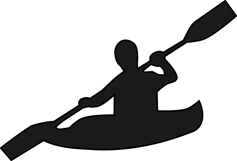 Canoe Silhouette Download PNG Image