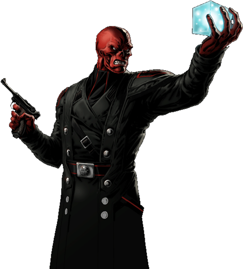 Captain America Red Skull PNG Image