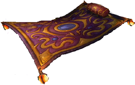 Carpet Flying PNG Isolated HD