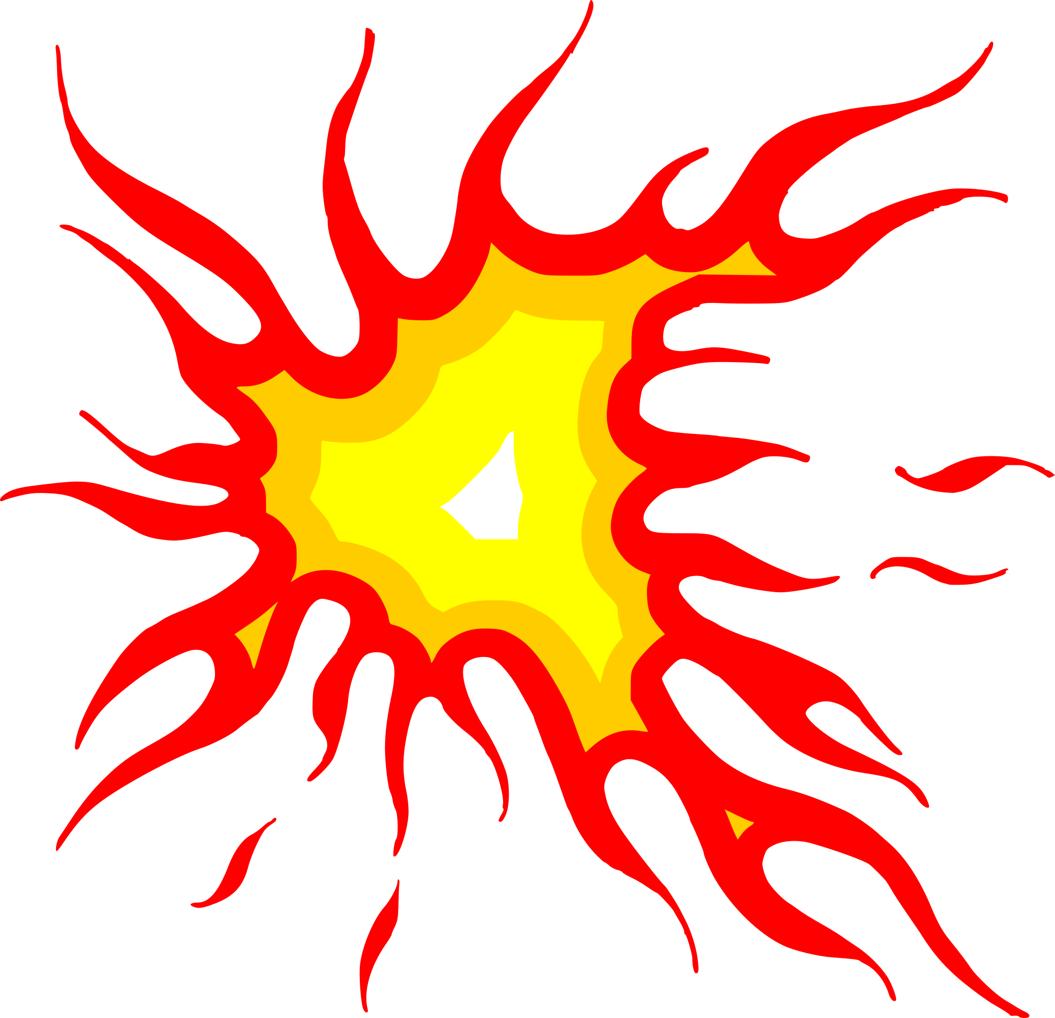 Cartoon Fire Download PNG Image