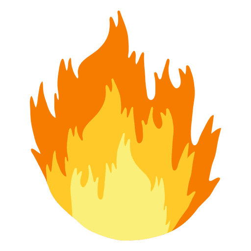 Cartoon Fire PNG Isolated HD