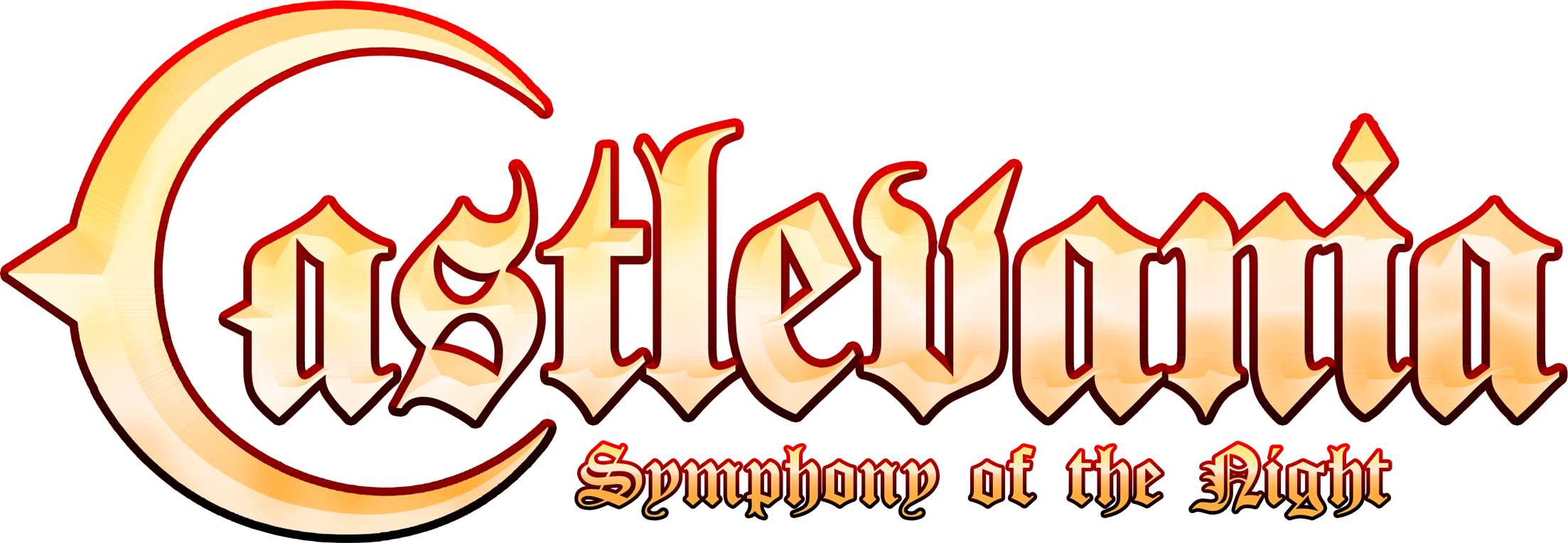Castlevania Symphony Of The Night Logo PNG Clipart