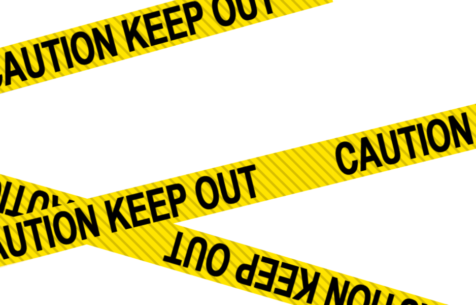 Caution PNG Isolated File