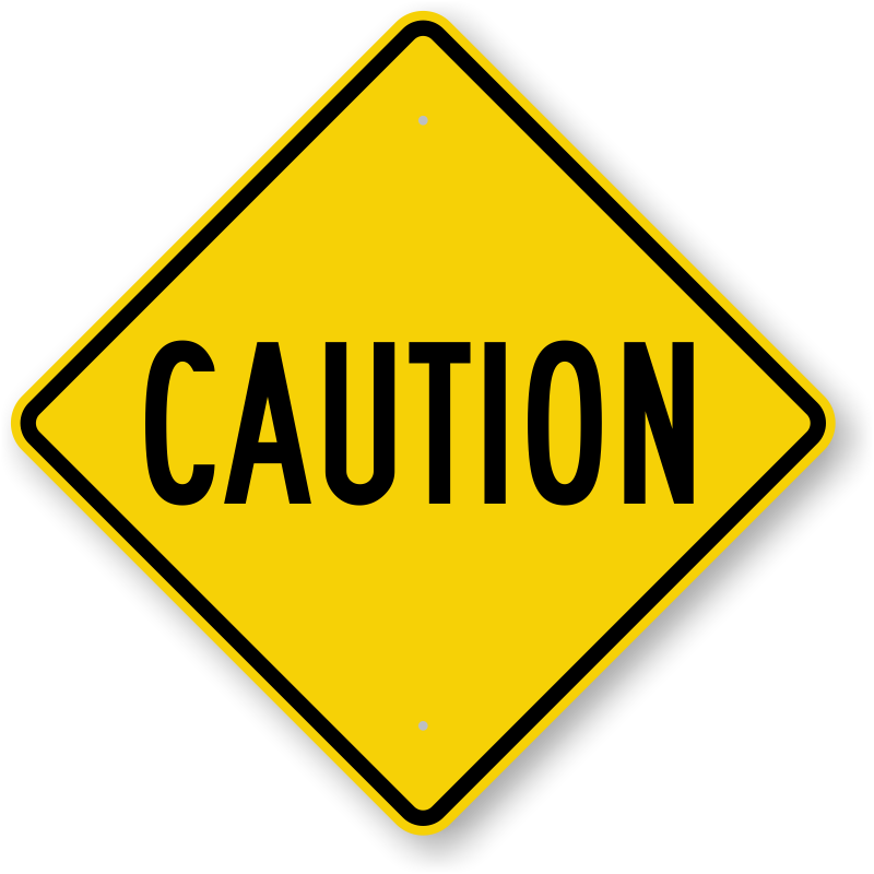 Caution PNG Isolated Image