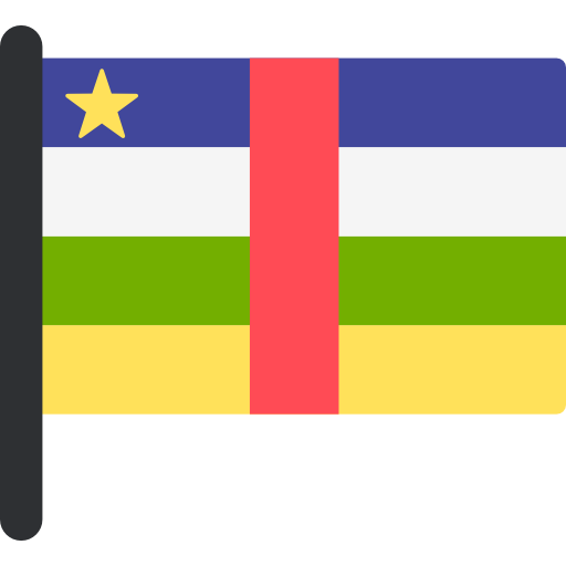 Central African Republic Flag Download PNG Image