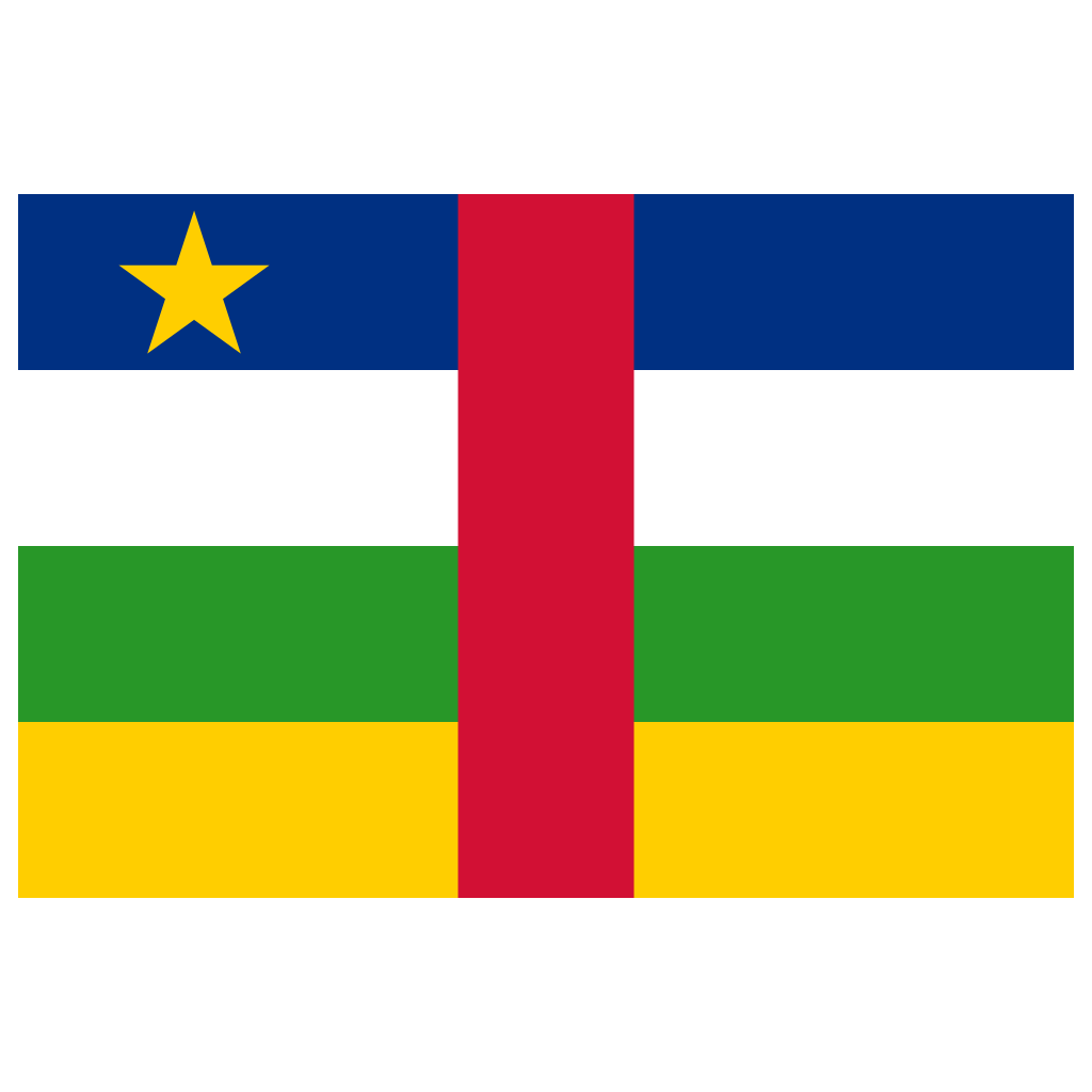 Central African Republic Flag PNG File