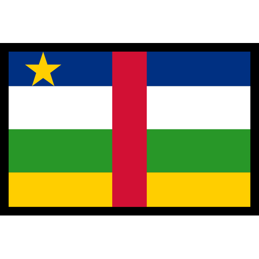 Central African Republic Flag PNG HD