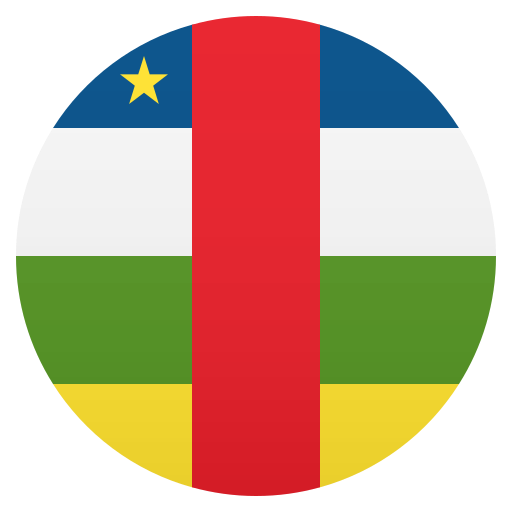 Central African Republic Flag PNG Isolated Image