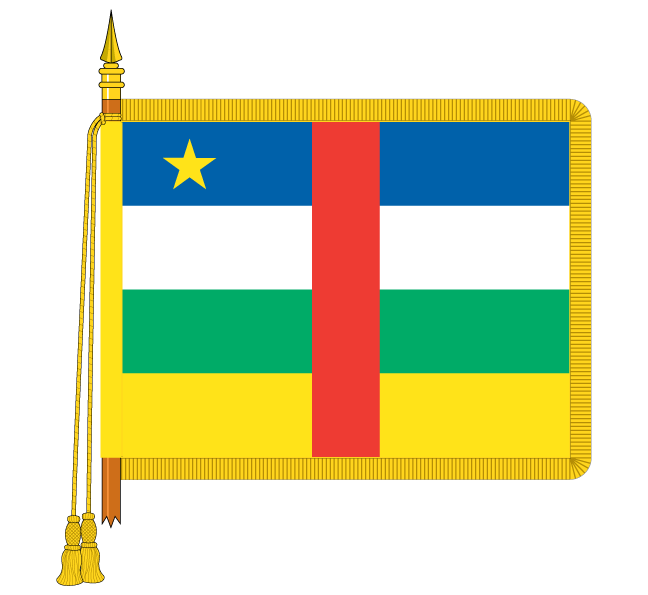 Central African Republic Flag PNG Isolated Photos
