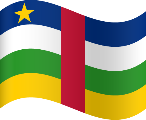 Central African Republic Flag PNG Transparent