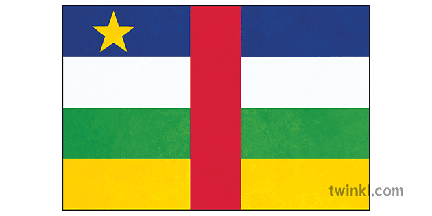 Central African Republic Flag Transparent PNG
