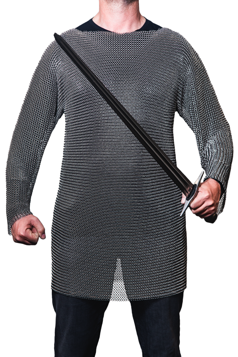 Chainmail Hauberk Armor PNG Isolated HD