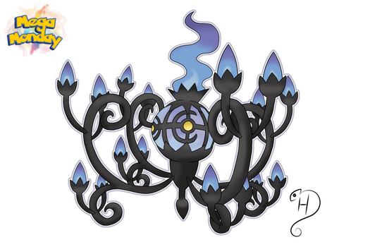 Chandelure Pokemon PNG Picture