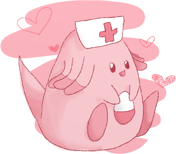 Chansey Pokemon PNG Isolated Picture