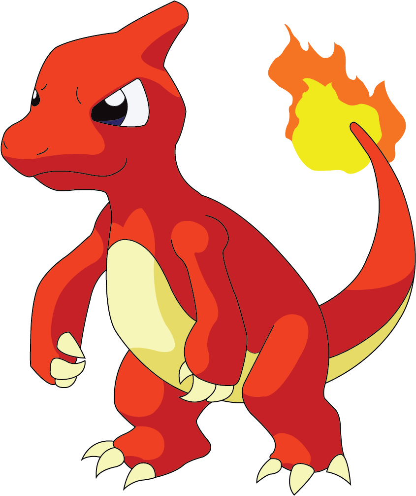 Charmeleon Pokemon PNG Isolated Clipart