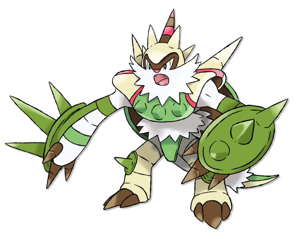 Chesnaught Pokemon PNG Isolated Photos