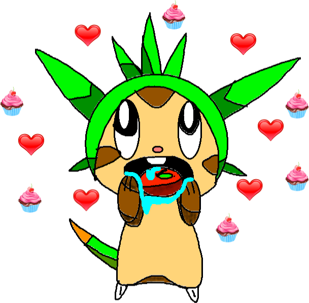 Chespin Pokemon PNG Isolated Clipart