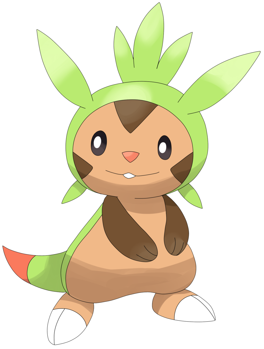 Chespin Pokemon PNG Isolated Photo