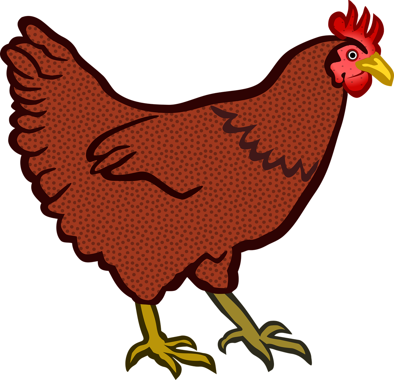 Chicken Bird PNG Isolated Clipart