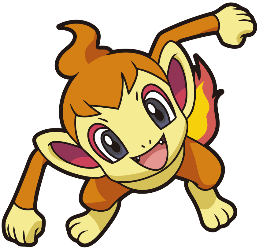 Chimchar Pokemon PNG Isolated HD