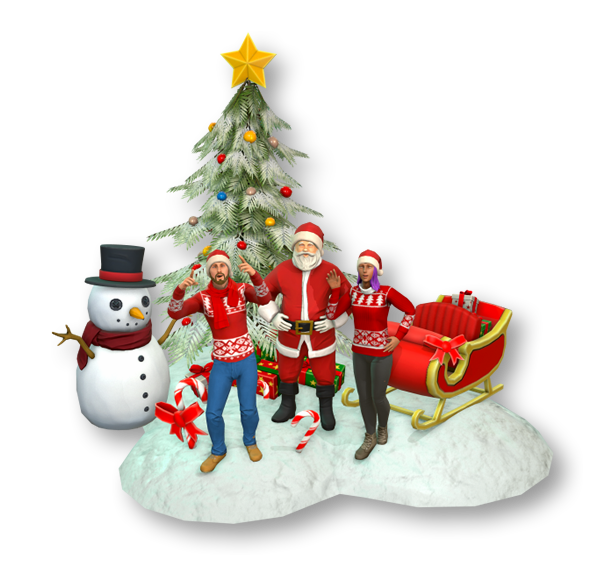 Christmas Party PNG Isolated Pic