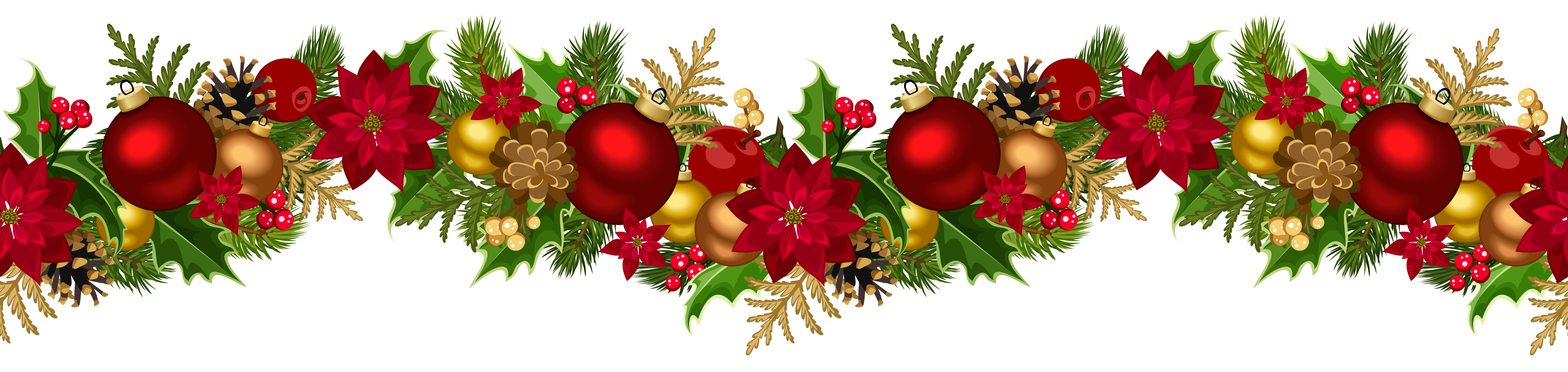 Christmas Wreath PNG Background Image