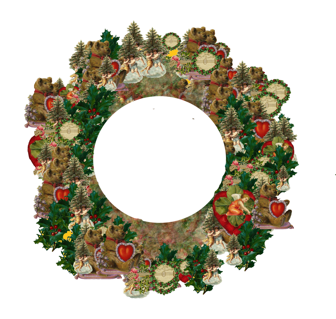 Christmas Wreath PNG Isolated File