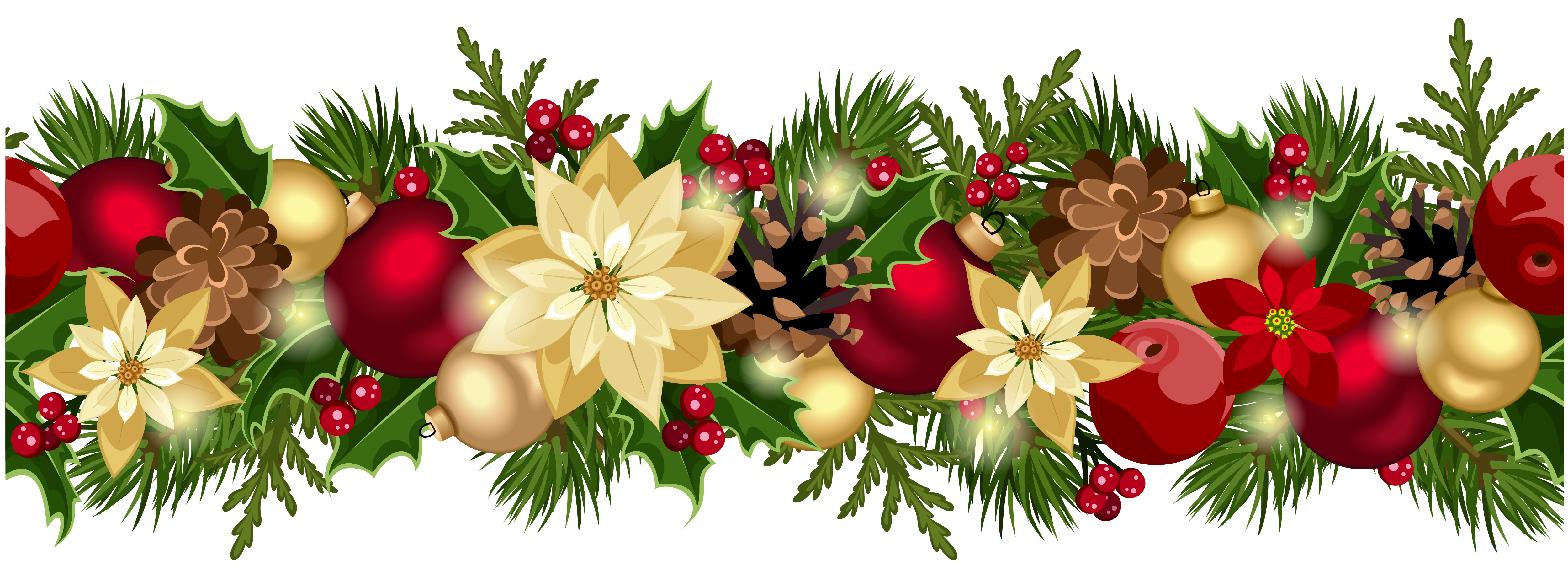 Christmas Wreath PNG Isolated Transparent Image