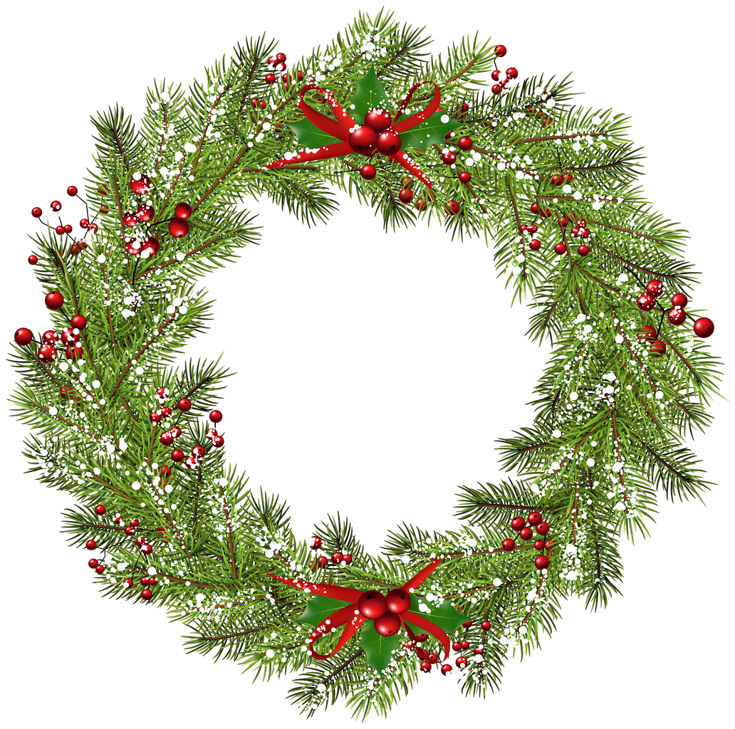 Christmas Wreath Transparent Isolated Images PNG