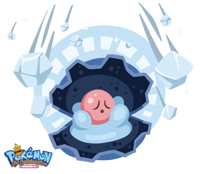 Clamperl Pokemon PNG HD