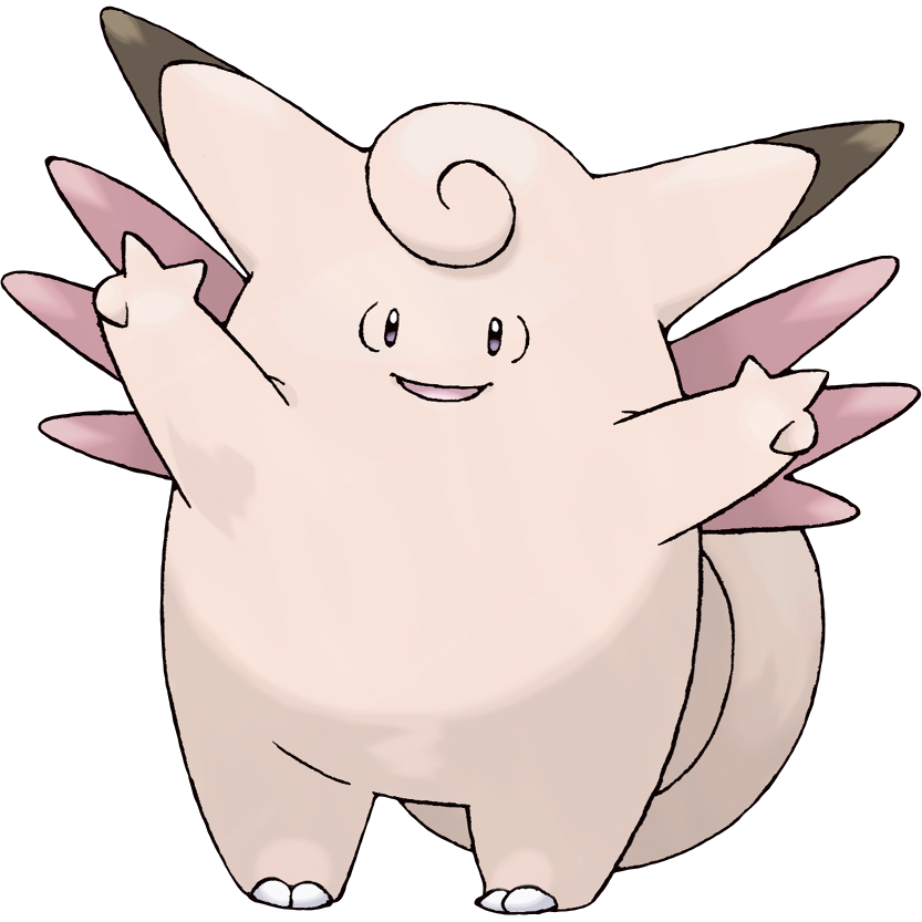 Clefable Pokemon PNG Isolated Photo