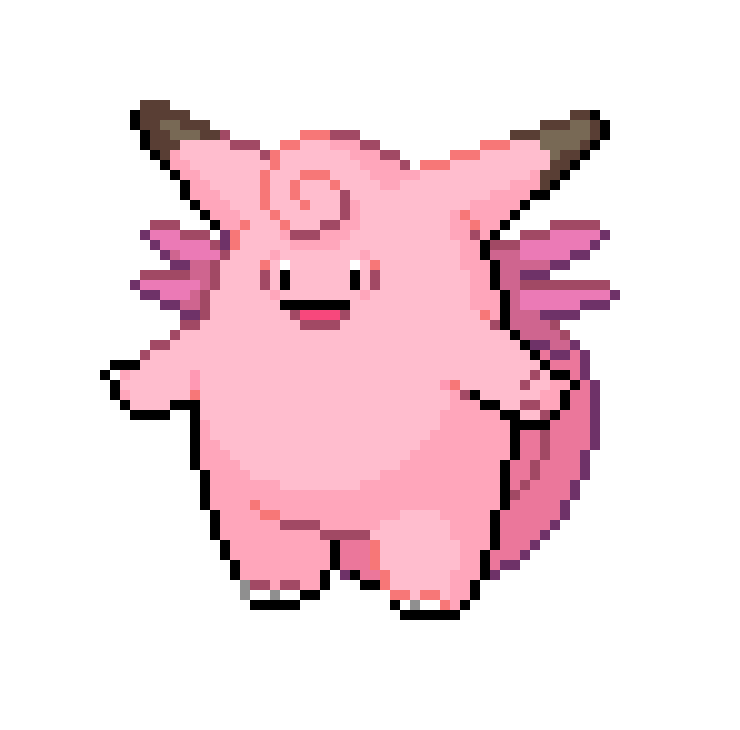 Clefable Pokemon PNG Isolated Photos