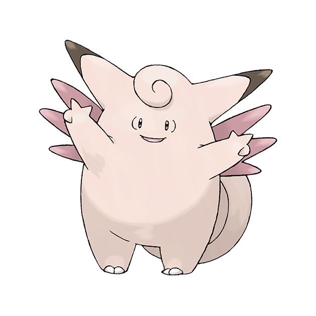 Clefable Pokemon PNG Isolated Pic