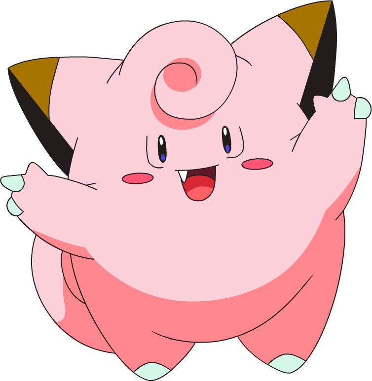 Clefairy Pokemon PNG Isolated Picture