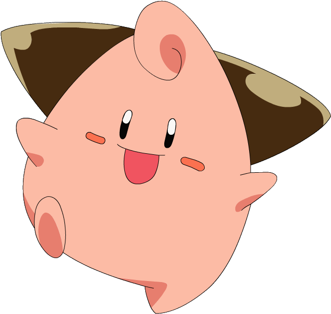 Cleffa Pokemon PNG Isolated Photos
