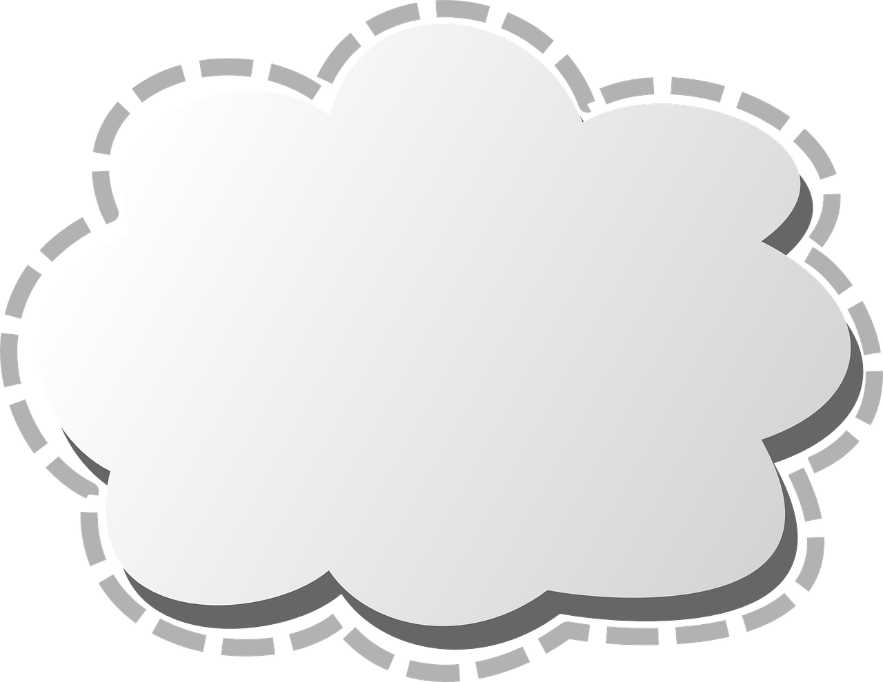 Cloud Frame PNG HD Isolated