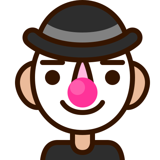 Clown Emoji PNG HD Isolated