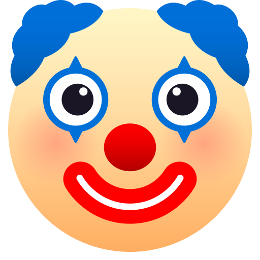 Clown Emoji PNG HD