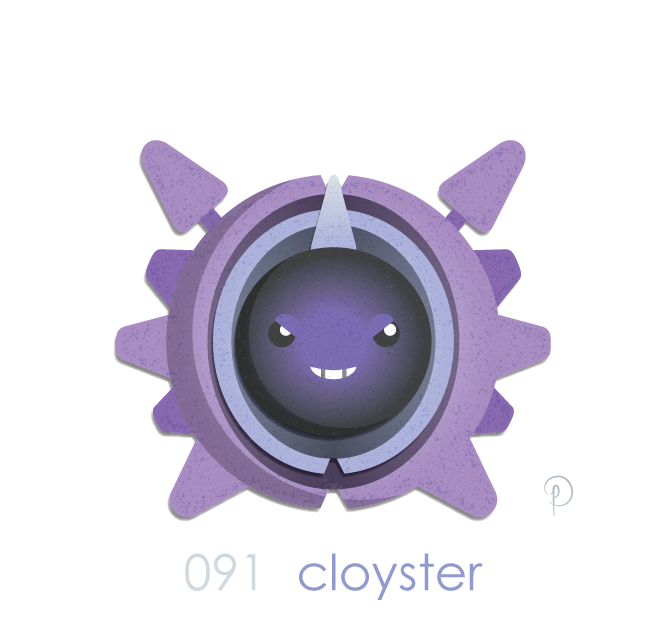 Cloyster Pokemon PNG File