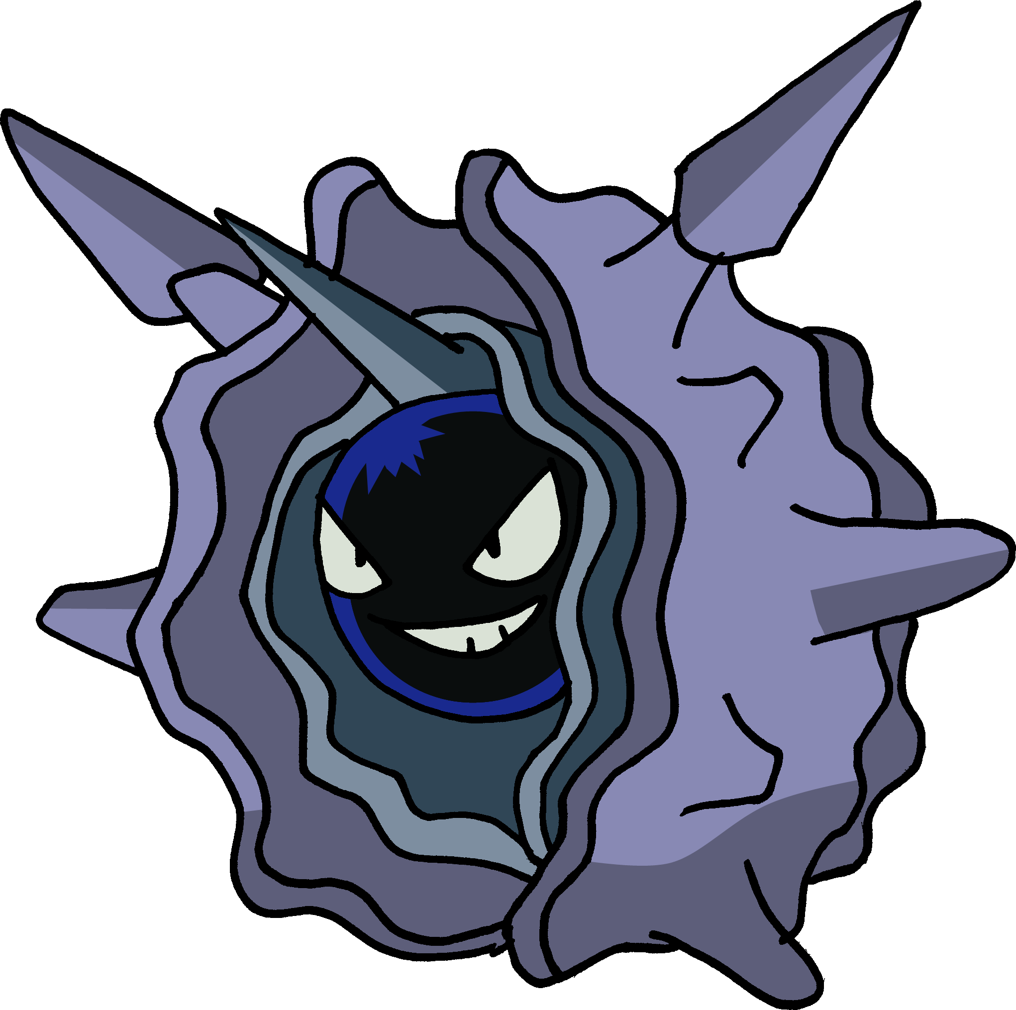 Cloyster Pokemon PNG Isolated Image