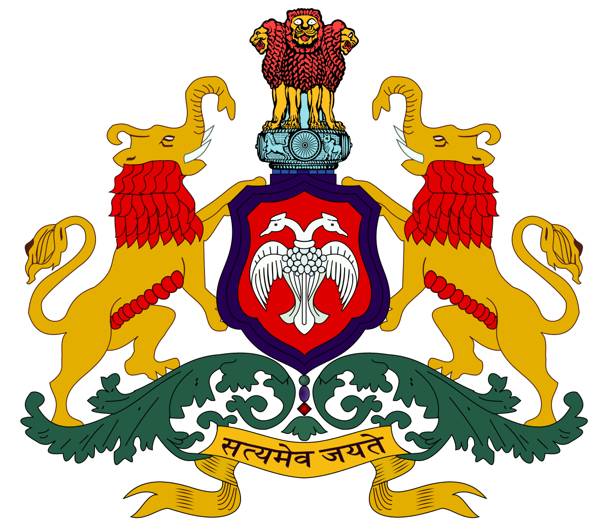 Coat Of Arms Of India Transparent Isolated PNG