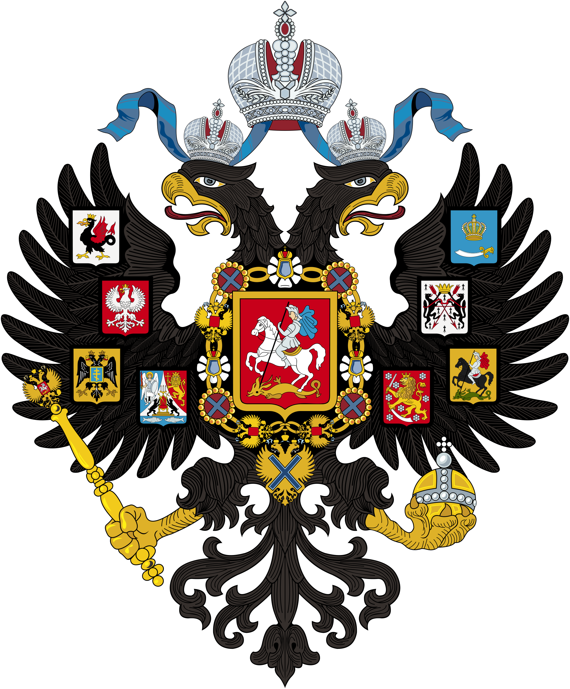 Coat Of Arms Of Russia PNG Background Image
