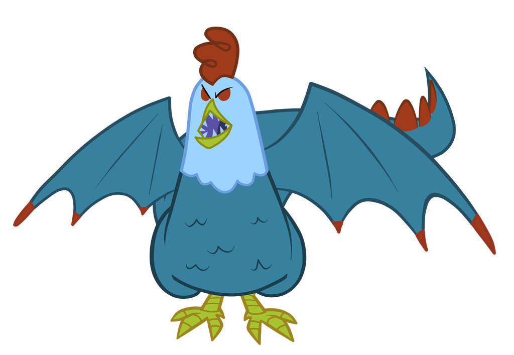 Cockatrice Dragon PNG Isolated File