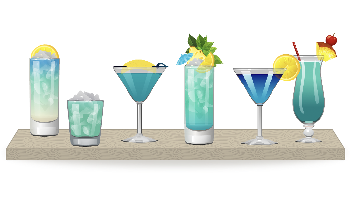 Cocktails PNG Isolated File
