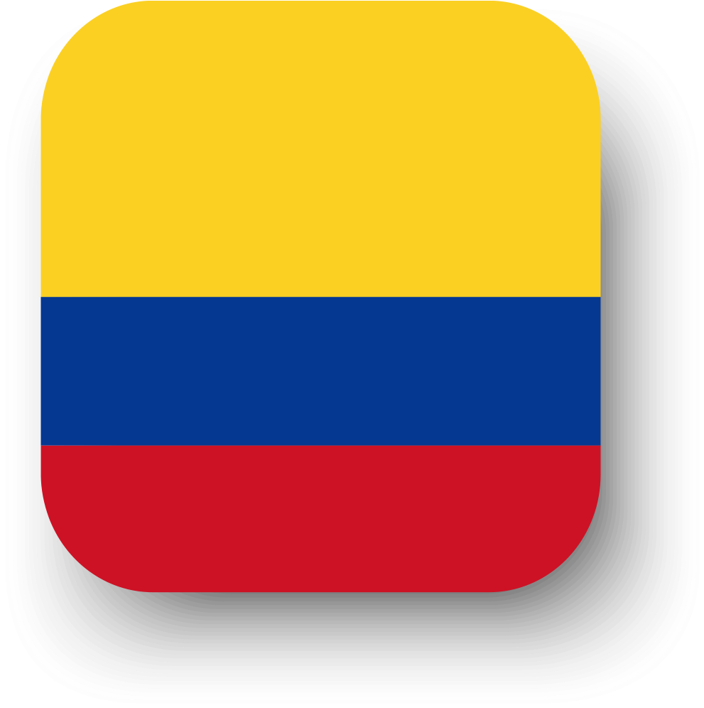 Colombia Flag PNG Isolated Image
